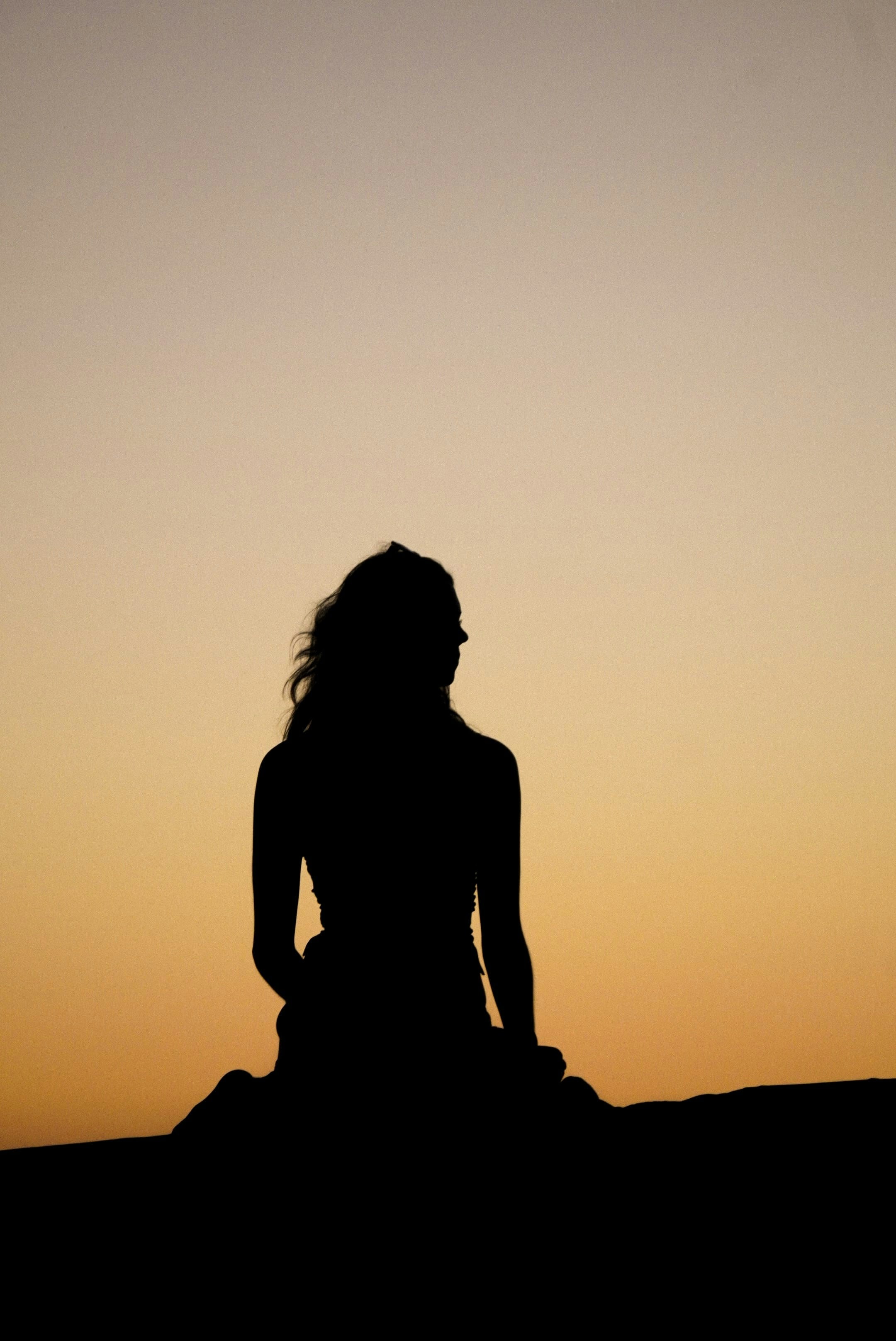 peaceful woman