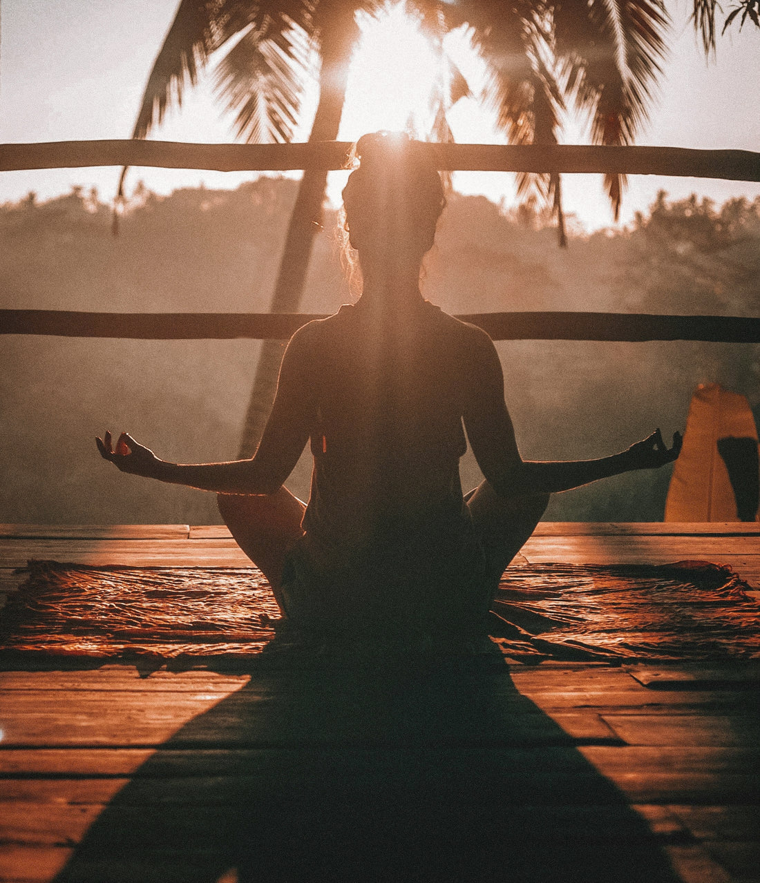 peaceful woman