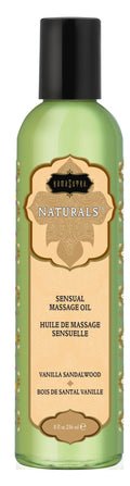 "Naturals Massage Oil - Vanilla Sandalwood 8 Fl. Oz. KS10244"